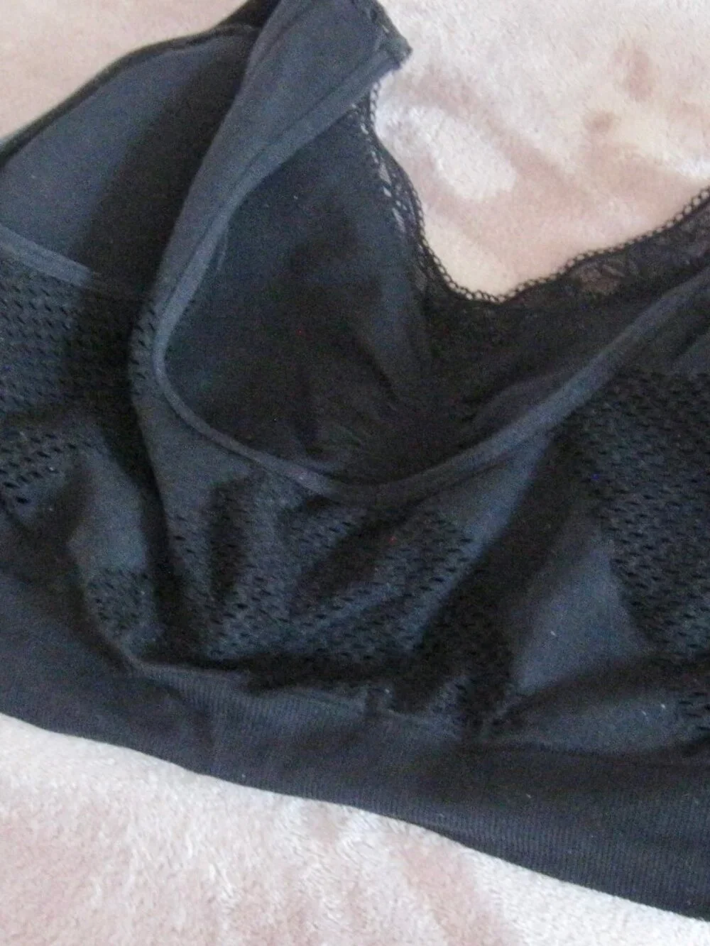 2 COMFORTABLE NO SNAPS, NO HOOKS, JUST SLIDE ON-HAND WASHABLE, SIZE 36C